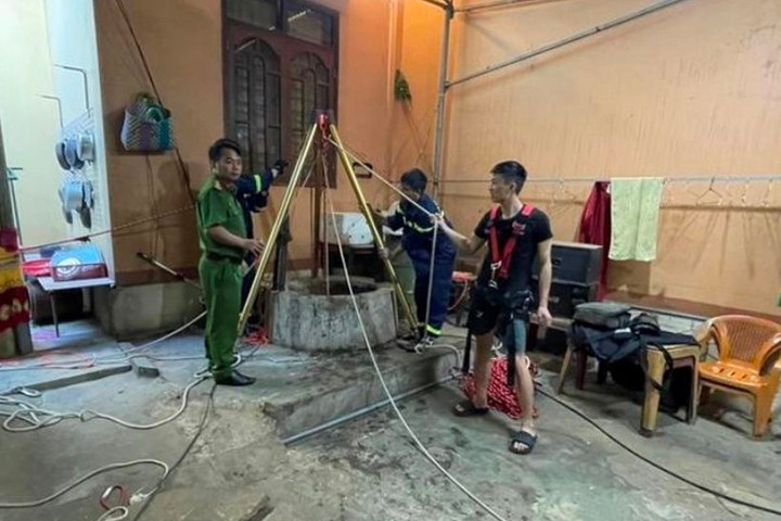 Người đàn ông nghi nhảy xuống giếng tự tử