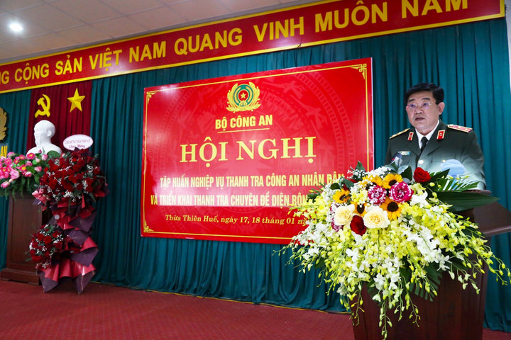 Tập huấn nghiệp vụ thanh tra CAND năm 2024
