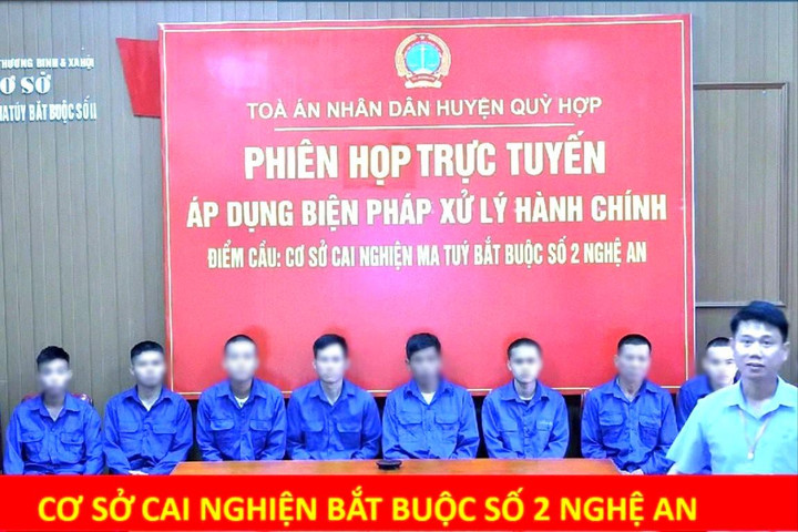 Họp trực tuyến đưa 12 trường hợp vào cơ sở cai nghiện bắt buộc