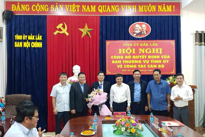 Bổ nhiệm Phó Trưởng Ban Nội chính Tỉnh ủy Đắk Lắk