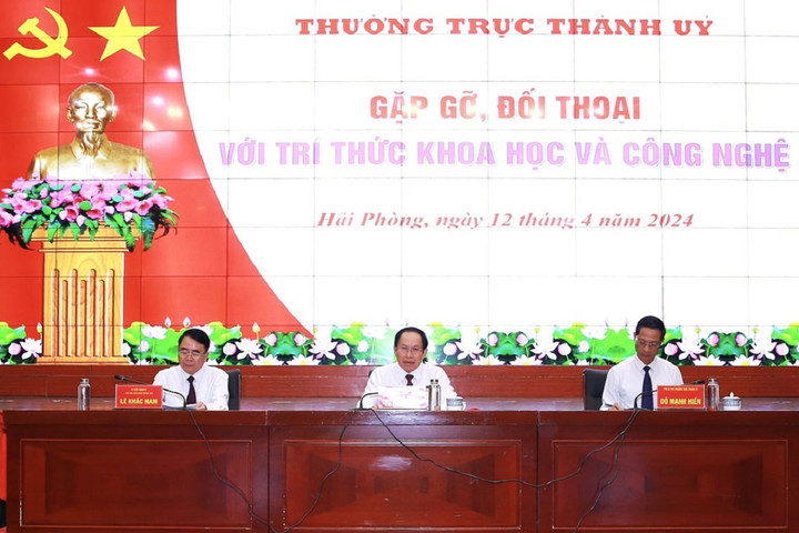 Hải Phòng tạo mọi điều kiện để đội ngũ trí thức khoa học, công nghệ cống hiến