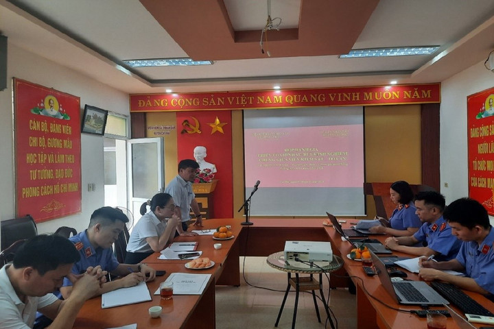 TAND huyện Cát Hải phối hợp tổ chức phiên tòa rút kinh nghiệm
