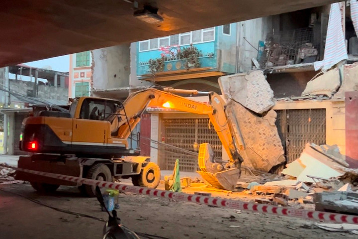Tai nạn khi giải phóng mặt bằng, 1 người tử vong