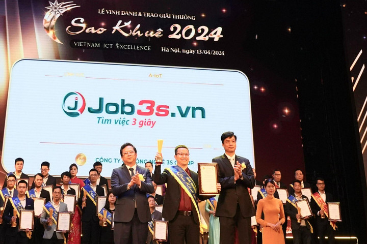 Job3s.vn vinh dự nhận Giải thưởng Sao Khuê 2024 danh giá