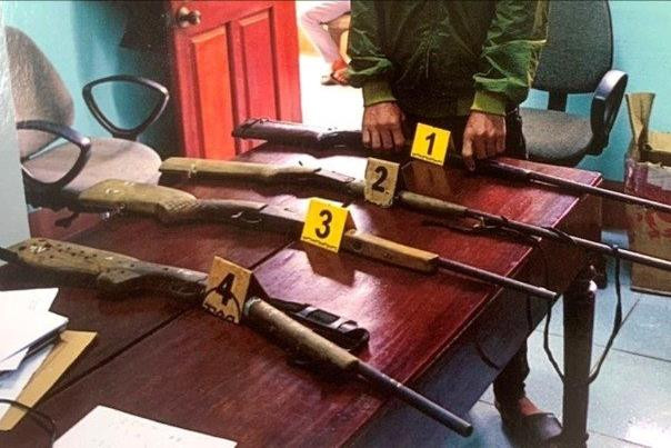 Lĩnh án vì tàng trữ, chế tạo, sử dụng trái phép vũ khí quân dụng