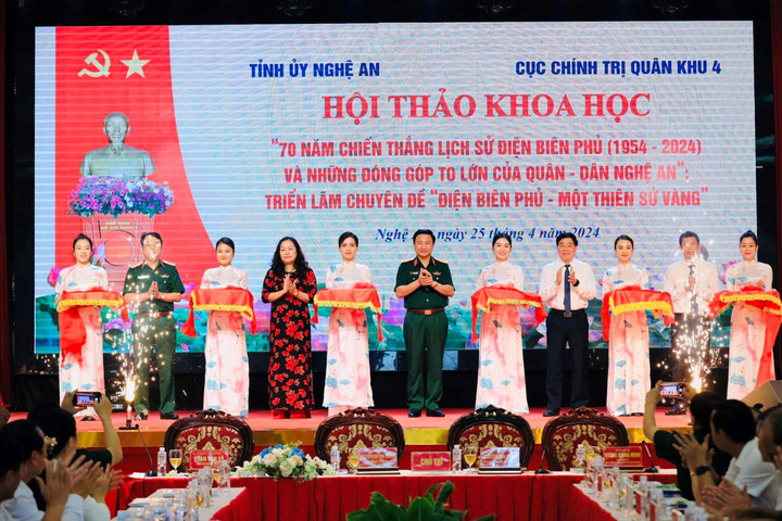 Hội thảo “70 năm Chiến thắng lịch sử Điện Biên Phủ và những đóng góp to lớn của quân - dân Nghệ An”