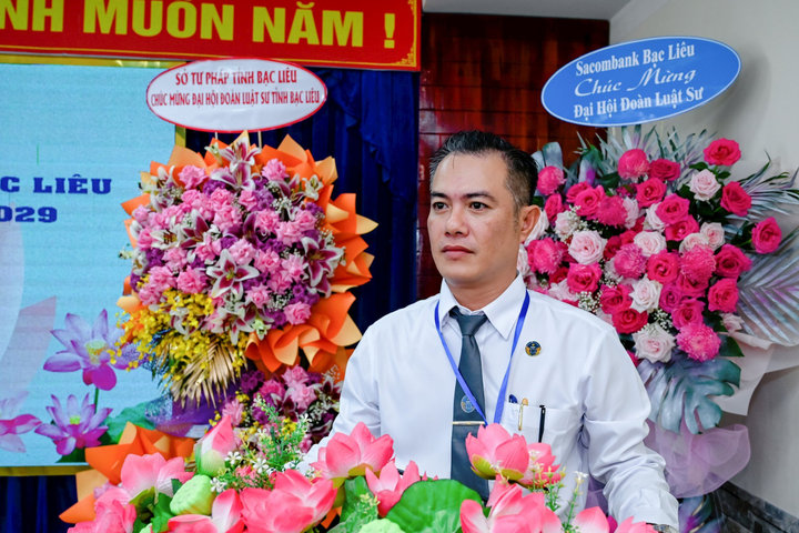 Luật sư Nguyễn Duy Sơn được bầu làm Chủ nhiệm Đoàn Luật sư tỉnh Bạc Liêu