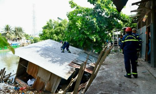Cần Thơ liên tiếp xảy ra sạt lở bờ sông