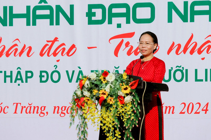 Sóc Trăng phát động Tháng Nhân đạo năm 2024