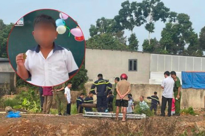 Tìm thấy thi thể bé 8 tuổi ở Đồng Nai dưới giếng sau 3 ngày mất tích