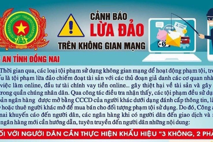 Cảnh báo thủ đoạn lừa đảo mới trên không gian mạng tại Đồng Nai