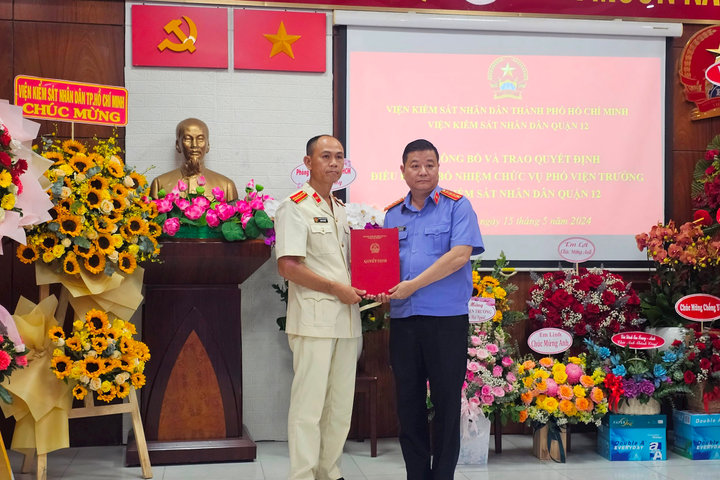 Ông Ngô Anh Hồng được bổ nhiệm Phó Viện trưởng VKSND Quận 12