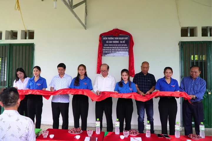 Khánh thành, bàn giao điểm trường xã vùng sâu ở Bắc Kạn