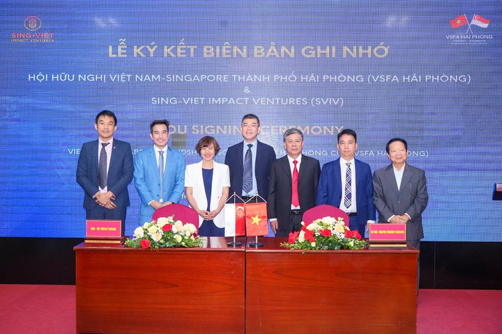 VSFA Hải Phòng và Hiệp hội Sing - Viet Impact Venture ký kết hợp tác