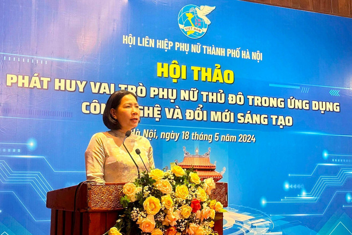 Phát huy vai trò phụ nữ Thủ đô trong ứng dụng công nghệ và đổi mới sáng tạo