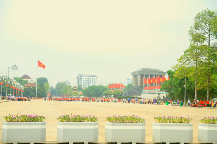 Rực rỡ cờ hoa chào mừng 134 năm Ngày sinh Chủ tịch Hồ Chí Minh