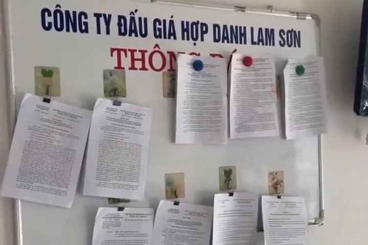 Kiểm tra thông tin không bán hồ sơ đấu giá tài sản ở dự án KDC Quảng Thành