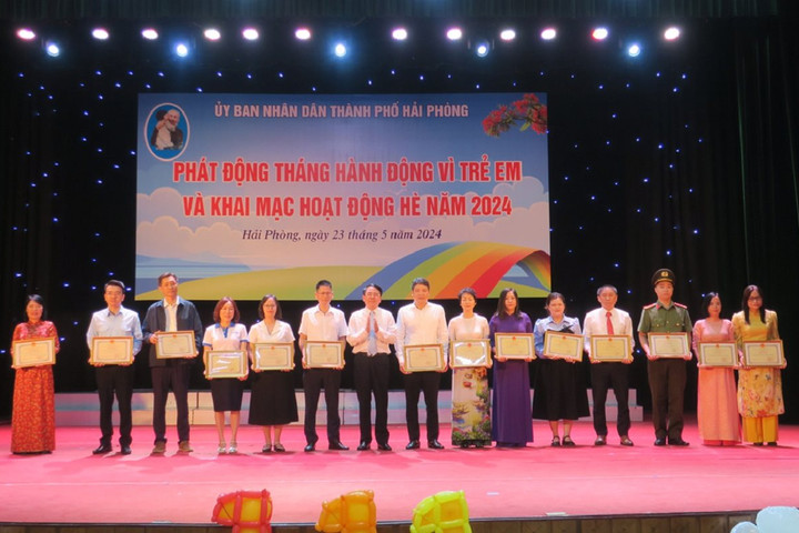 Hải Phòng luôn quan tâm dành nhiều nguồn lực chăm lo cho trẻ em