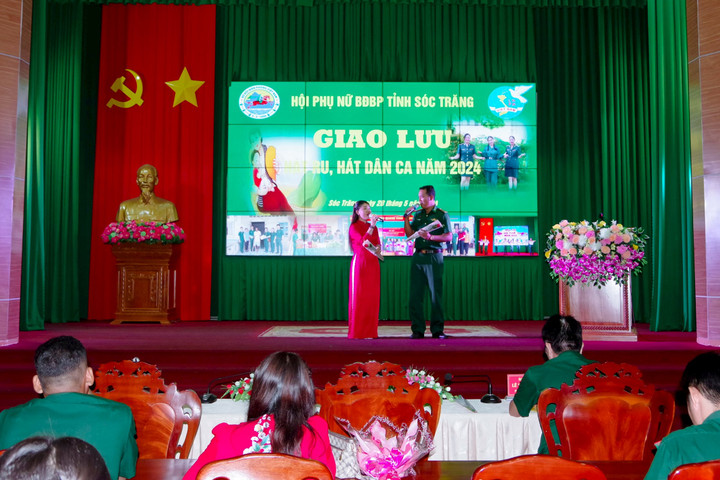 Sóc Trăng giao lưu hát ru, hát dân ca trong Hội phụ nữ Bộ đội Biên phòng tỉnh