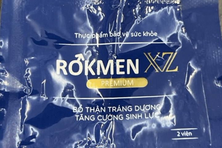 Cảnh báo sản phẩm thực phẩm bảo vệ sức khỏe Rokmen XZ Premium