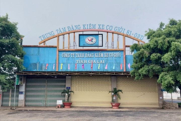 Công ty đăng kiểm 81-03D ở Gia Lai bị tạm đình chỉ hoạt động