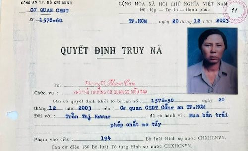 Bắt đối tượng truy nã đặc biệt lẩn trốn 21 năm