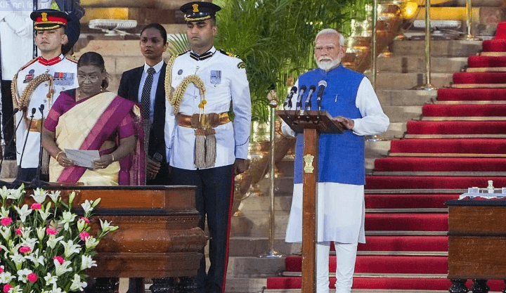 Thủ tướng Ấn Độ Narendra Modi tuyên thệ nhậm chức