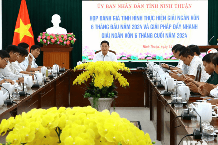 Ninh Thuận: Đẩy nhanh tiến độ giải ngân vốn đầu tư công trong 6 tháng cuối năm