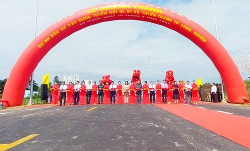 Khánh thành tuyến đường tránh TP. Long Xuyên