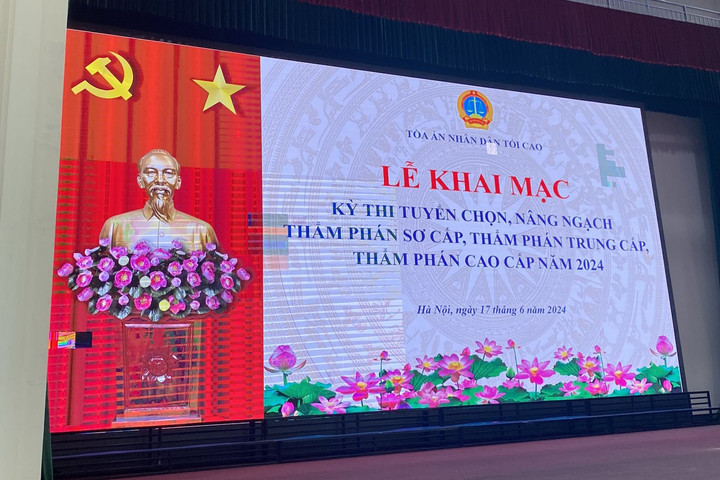 Khai mạc Kỳ thi tuyển chọn, nâng ngạch Thẩm phán năm 2024