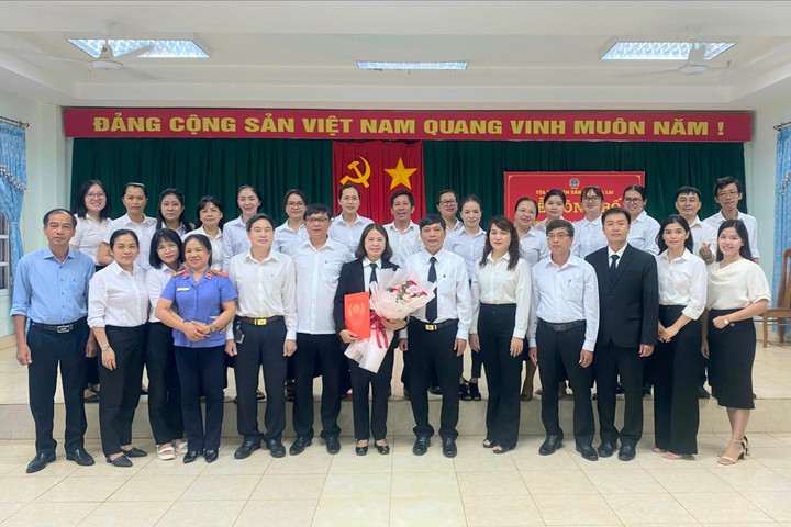 TAND TP. Pleiku có tân Phó Chánh án