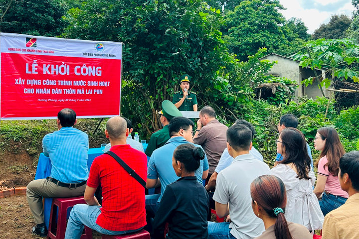 Xây dựng công trình nước sạch cho nhân dân thôn Mã Lai Pun (Quảng Trị)