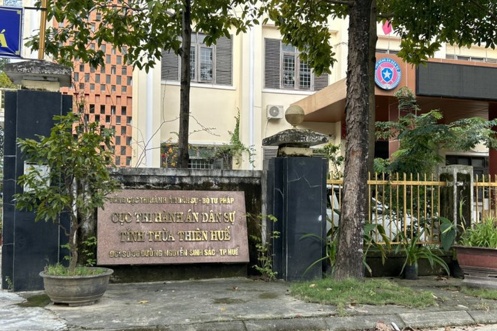 TT-Huế: Cục trưởng Cục Thi hành án dân sự tỉnh bị kỷ luật