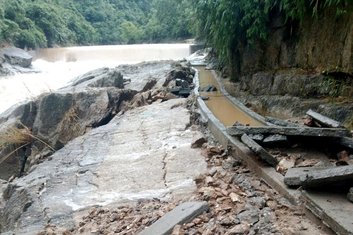 Mưa lũ tiếp tục hoành hành ở Hà Giang