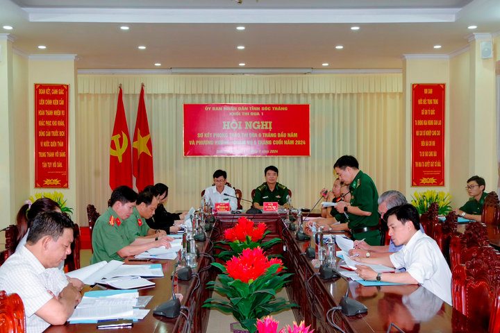 Khối thi đua 1 UBND tỉnh Sóc Trăng sơ kết 6 tháng đầu năm
