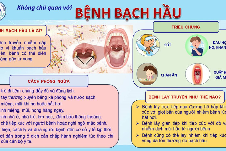 Những vaccine nào có thể phòng, chống được bệnh bạch hầu?