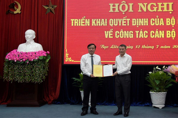 Điều động Chủ tịch UBND tỉnh Cà Mau làm Phó Bí thư Tỉnh ủy Bạc Liêu