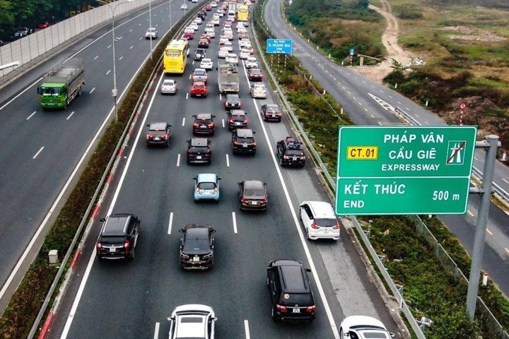 Phân luồng, tổ chức giao thông tạm thời cao tốc Cầu Giẽ- Ninh Bình trong ngày 17/7