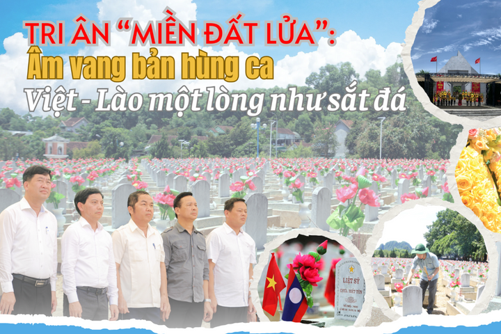 Tri ân "Miền đất lửa": Âm vang bản hùng ca Việt - Lào một lòng như sắt đá