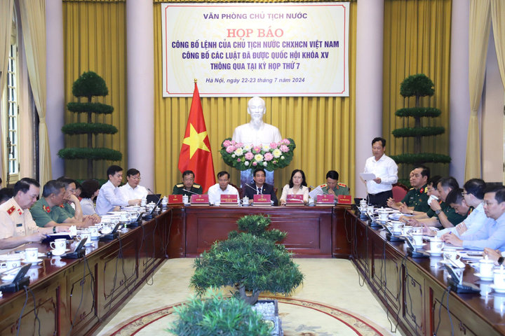 Công bố Lệnh của Chủ tịch nước về Luật Tổ chức TAND 2024