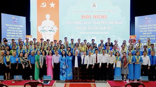Cần Thơ: Biểu dương 95 gương cán bộ, đoàn viên Công đoàn xuất sắc tiêu biểu