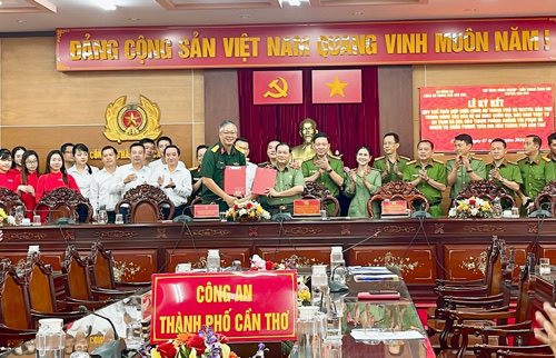 Công an TP Cần Thơ và Viettel Cần Thơ ký kết quy chế phối hợp