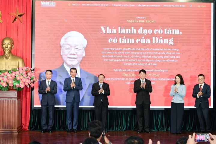 Khai trương Trang thông tin đặc biệt 'Tổng Bí thư Nguyễn Phú Trọng - Nhà lãnh đạo có tâm, có tầm của Đảng'