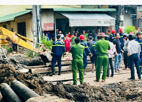 Hai công nhân bị vùi lấp tại công trình ở Cần Thơ
