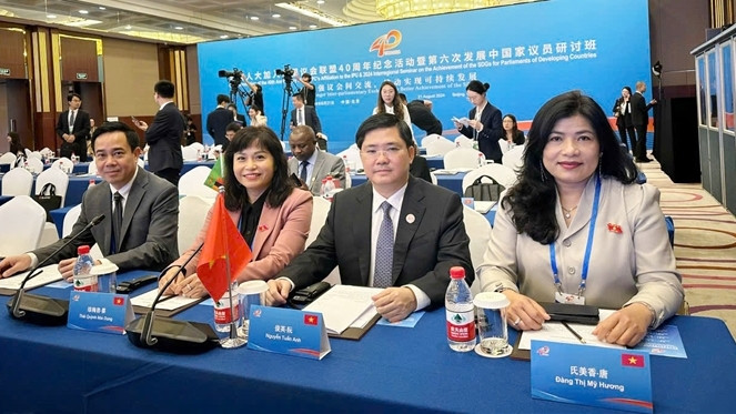 Đoàn đại biểu Quốc hội Việt Nam dự Hội thảo Liên nghị viện khu vực tại Trung Quốc