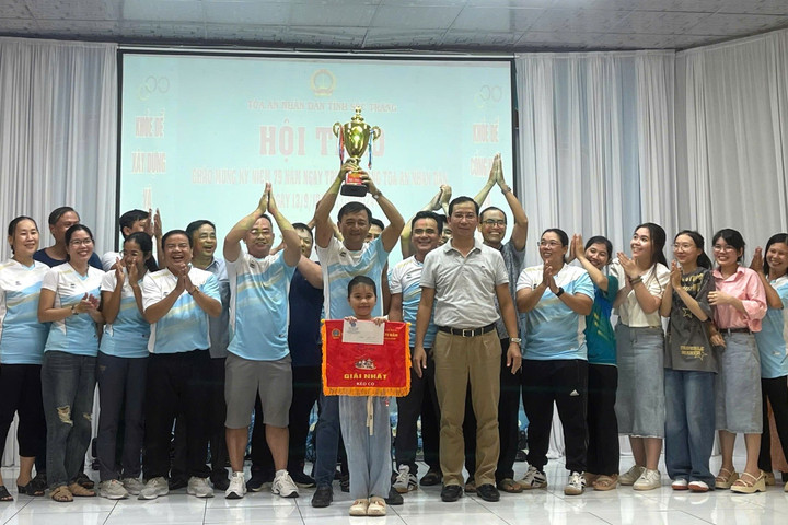 Sôi nổi hội thao TAND hai cấp tỉnh Sóc Trăng