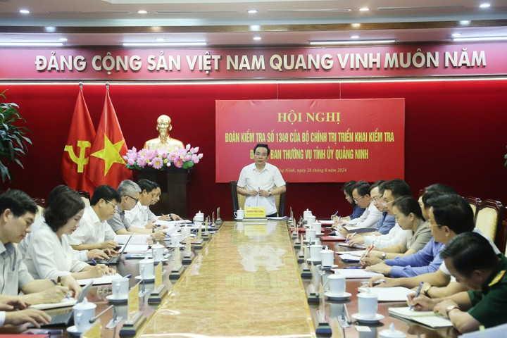 Công bố quyết định và kế hoạch kiểm tra đối với Ban Thường vụ Tỉnh ủy Quảng Ninh