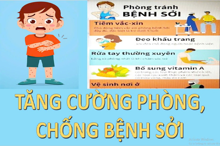 Đẩy mạnh tuyên truyền phòng chống dịch bệnh sởi
