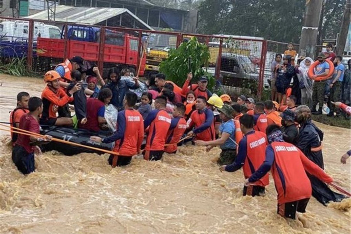 Bão Yagi gây sạt lở đất khiến ít nhất 11 người tử vong tại Philippines