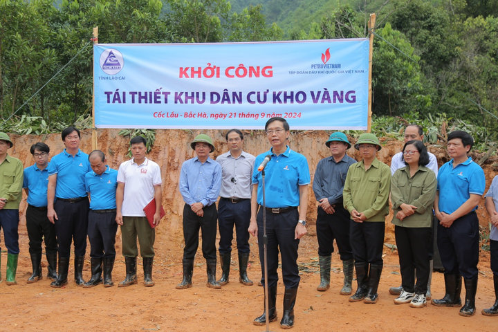 Petrovietnam khởi công tái thiết toàn bộ khu dân cư thôn Kho Vàng